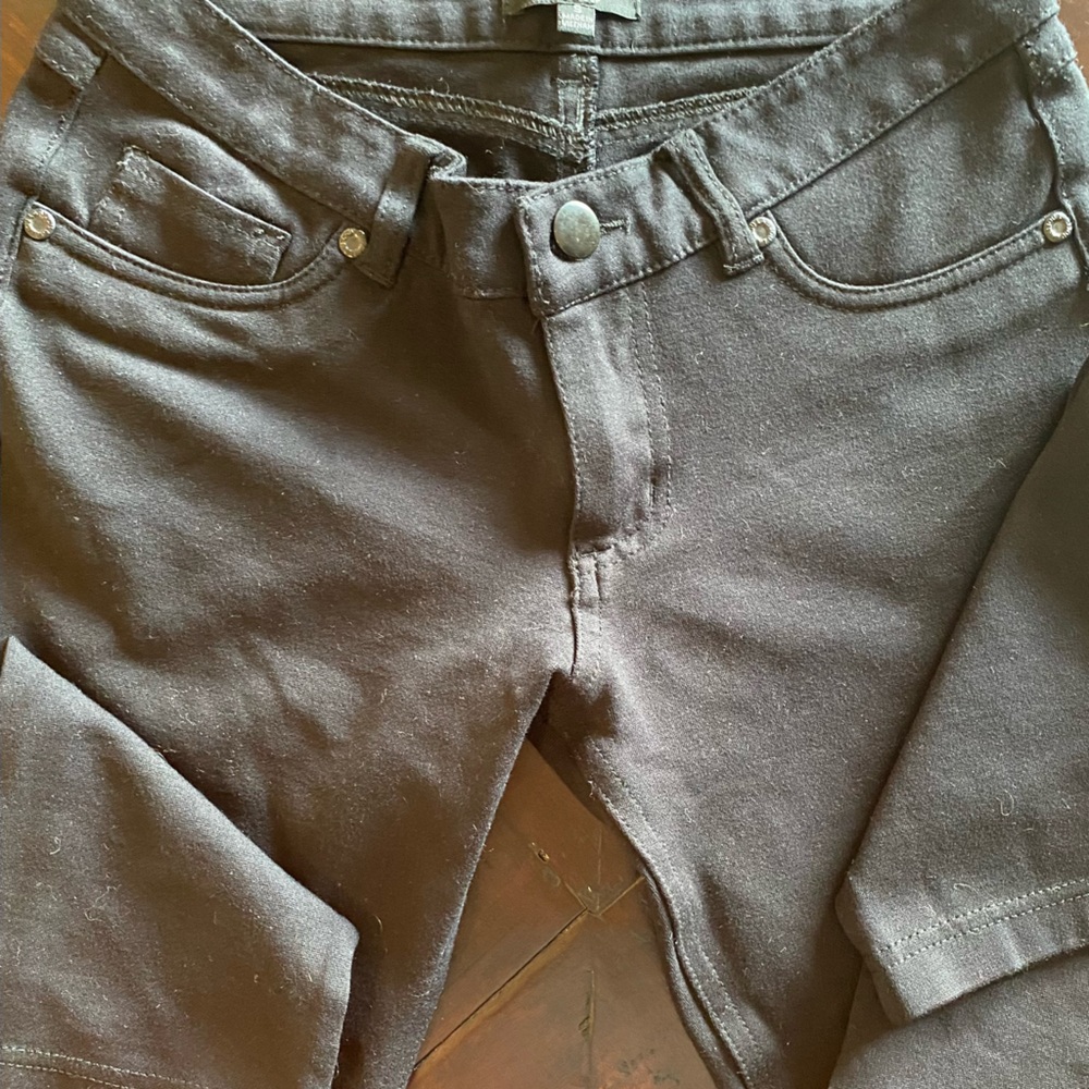 Black Labijou embellished jeans. Small